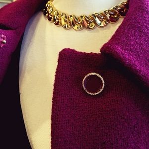 Crestwick Fashions magenta dress coat